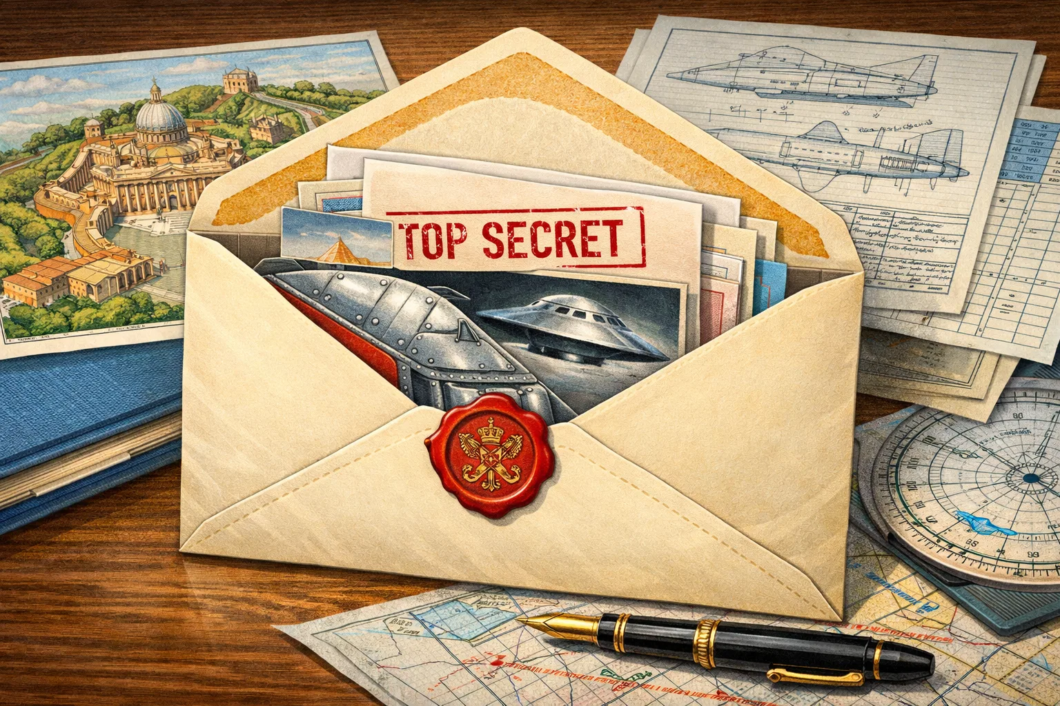 Overview image for Did the Vatican Help Transfer the UFO Secret?