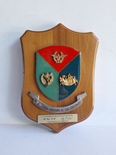 Listing image for Militaria Crest IN Wood Scuola Of War Joint Forces Army Aviation Marina