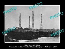 Listing image for OLD 8x6 HISTORIC PHOTO OF GLACE BAY NOVA SCOTIA MARCONI WIRELESS STATION 1920