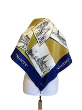 Listing image for Lloyd Triestino Silk Scarf SS Marconi SS Galileo Ocean Liner Memorabilia #A23