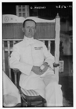Listing image for Photo:Guglielmo Marconi Portrait in White Uniform 1917