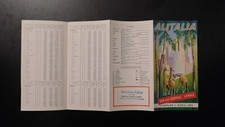 Listing image for April 1956 Alitalia Italian Airline Flight Timetable Aviation Memorabilia Africa